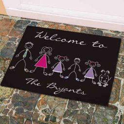 Stick Figure Doormat